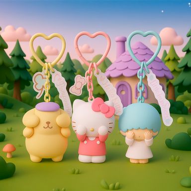 Blindbox con llavero personajes sanrio juego escondidas -  Sanrio