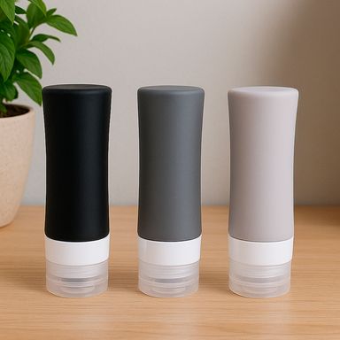 Botellas de viaje de silicona para artículos de tocador 3 piezas serie miniso -  Miniso