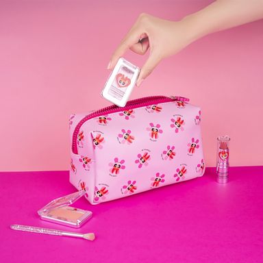 Cosmetiquera rectangilar powerpuff girls rosa  -  Las Chicas Superpoderosas