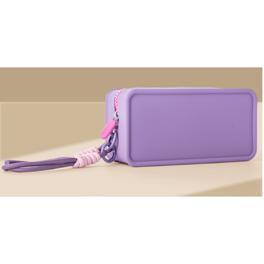 Bolsa de almacenamiento de silicona de la serie cube sugar (mediana) (morada) -  Miniso