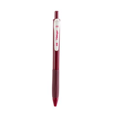 Lapicero de gel retráctil con clip de seguridad 0,5 mm rojo serie miniso -  Miniso