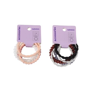 Paquete de ligas para cabello 6 pzas -  Miniso