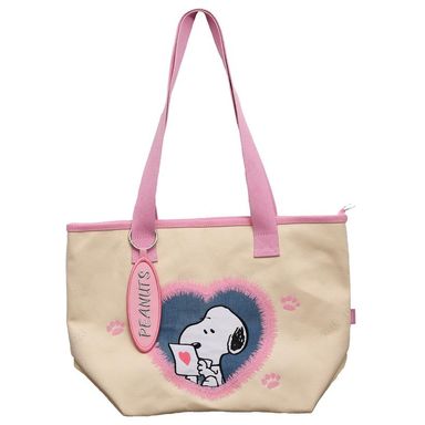 Bolsa de compras de la colección pink de snoopy (blanca) -  Snoopy