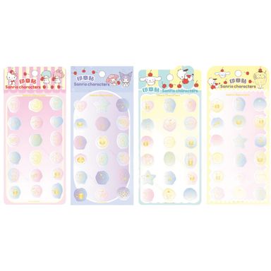 Stickers de cera con sello dorado 4 modelos surtidos serie sanrio -  Sanrio