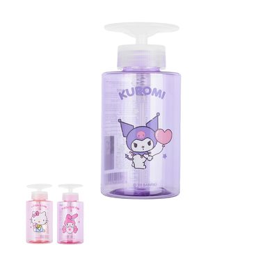 Botella dispensadora de plástico con bomba de empuje personajes de sanrio 200 ml colores mixtos -  Sanrio
