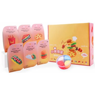 Plastilina light 6 modelos surtidos pequeño gastrónomo serie miniso -  Miniso