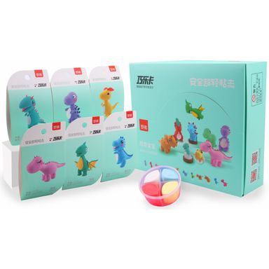 Plastilina light 6 modelos surtidos dinosaurio bebé serie miniso -  Miniso