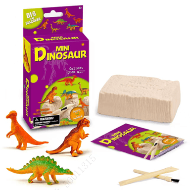 Blind box juguetes excavación de dinosaurios de colores serie miniso -  Miniso