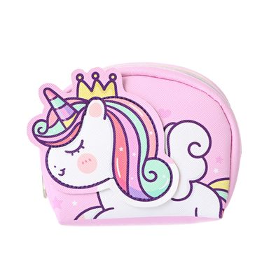 Monedero miniso media luna unicornio con corona rosa -  Miniso