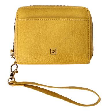 Cartera de moda corta para mujer tipo piel natural mostaza -  Miniso