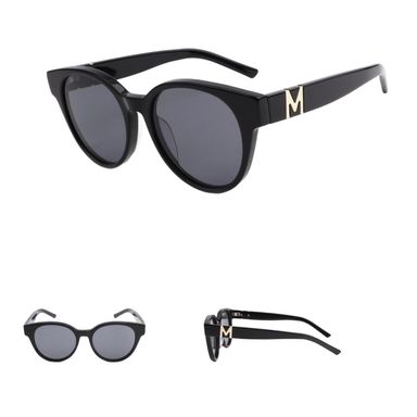 Lentes de mujer redondo con letra m dorada g 059 -  Miniso
