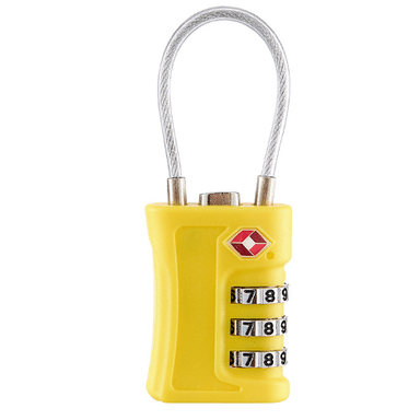 Candado para equipaje amarillo serie miniso -  Miniso