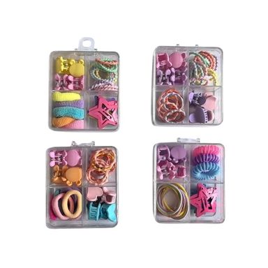Set de acceesorios coloridos para cabello 32 piezas -  Miniso
