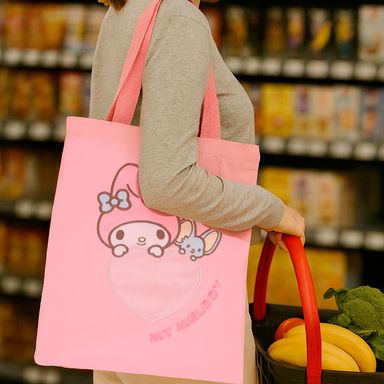 Bolso de compras sanrio heart plush my melody -  Sanrio