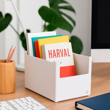 Organizador apilable rectangular (beige) -  Miniso