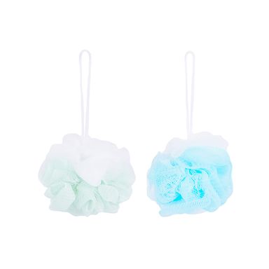 Esponjas vegetales 2 piezas azul y verde serie miniso -  Miniso