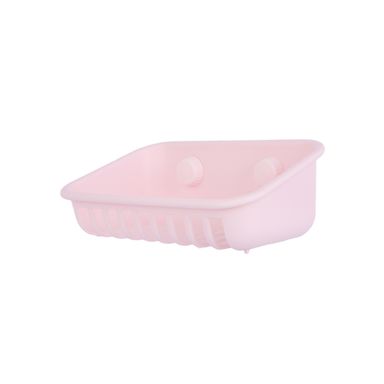 Porta jabonera con succión de estilo simple (rosa) -  Miniso