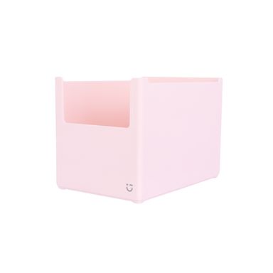 Organizador de plástico apilable cuadrada rosa -  Miniso