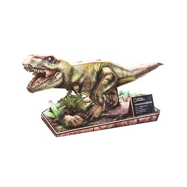 Rompecabezas 3d tyrannosaurus 28cm x 21cm serie national geographic dinosaur -  National Geographic Dinosaur