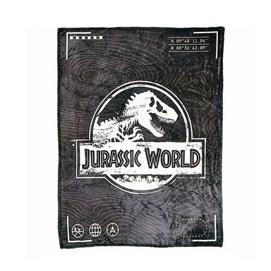 Manta colección jurassic world negro 130 x 150 cm -  Jurassic World