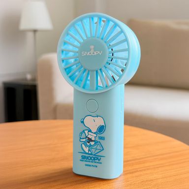 Ventilador de mano snoopy serie little space explorer azul -  Snoopy