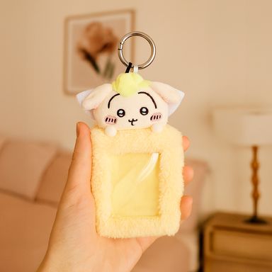 Portacredencial chiikawa plush elf (usagi) amarillo -  Chiikawa