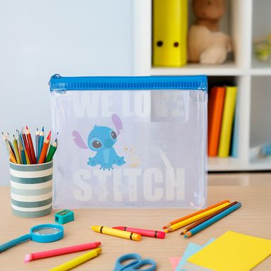 Cartuchera de pvc 14x12cm serie lilo & stitch disney -  Lilo & Stitch