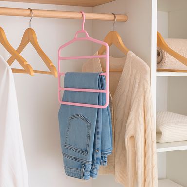Percha para pantalones serie colores (rosa) -  Miniso
