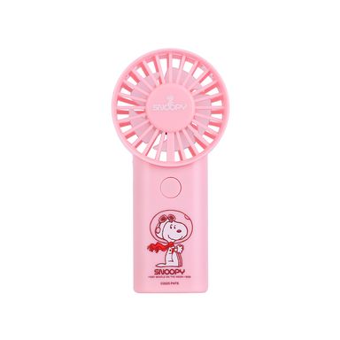 Ventilador de mano snoopy serie little space explorer rosa -  Snoopy