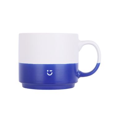 Taza de cerámica de color sólido 3.0 con asa de 460 ml azul oscuro -  Miniso