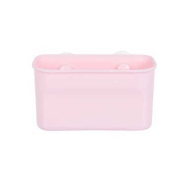Organizador con ventosa de estilo simple rosa -  Miniso