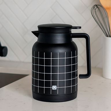 Termo black & white collection de 1500 ml negra -  Black & White