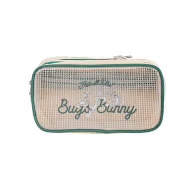 Cartuchera bugs bunny de malla con doble cremallera amarillo serie looney tunes -  Looney Tunes