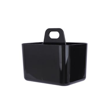 Organizador de plastico con asa hueca de la colección black & white negra -  Black & White