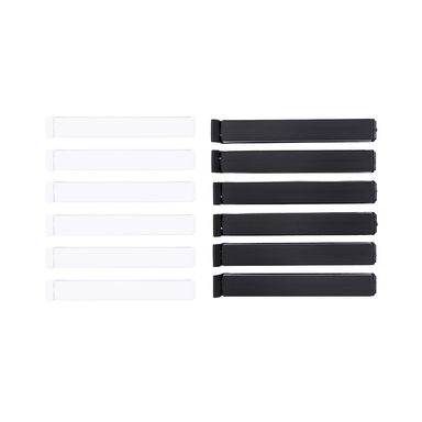 Clips de sello grandes de colección en black & white 12 piezas -  Black & White