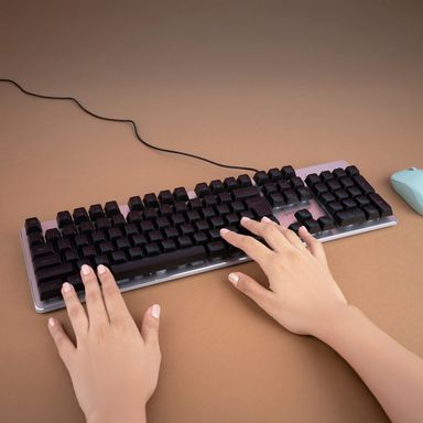 Teclado metálico gaming mod swgk813 negro -  Miniso
