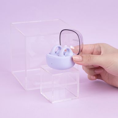 Audífonos inalámbricos con clip pea series modelo h99 morado -  Miniso