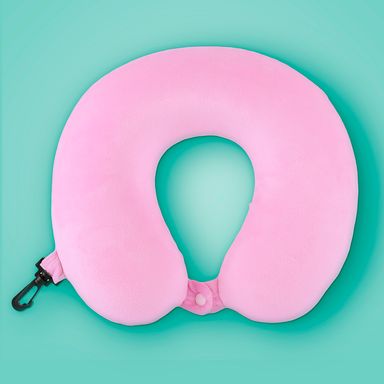 Almohada de viaje viscoelástica para el cuello con gancho púrpura -  Miniso