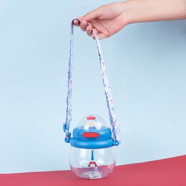 Tomatodo de plástico mini family french holiday series con tapa abatible automática 800 ml -  Mini Family