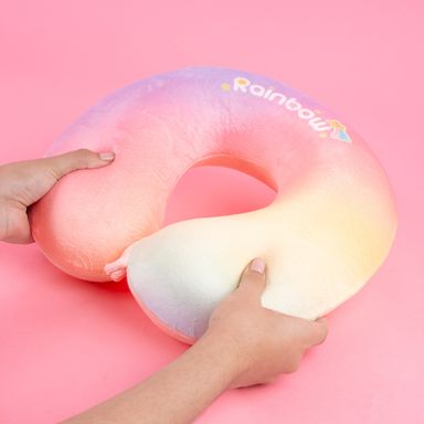 Almohada de viaje para el cuello de espuma viscoelástica serie rainbow -  Miniso