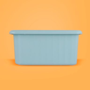 Organizador de plástico cesta apilable mori girl s verde -  Miniso