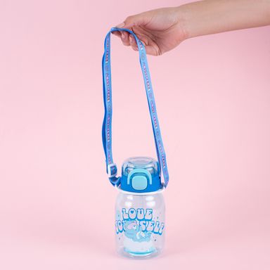 Tomatodo de plástico colección care bears tritan para niños con 600 ml azul -  Care Bears
