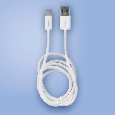 Cable de carga tipo c master series blanco miniso -  Miniso