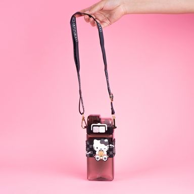Tomatodo de plástico con doble orificio para sorbete 520 ml hello kitty serie sanrio -  Sanrio