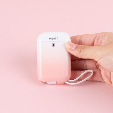 Powerbank 2000mah con cable mod w49 rosa -  Miniso