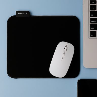 Mouse pad gaming con luces mod gp35 negro miniso -  Miniso