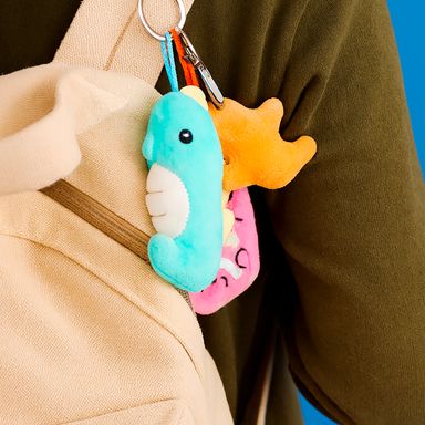 Llavero peluche 3 modelos surtidos estrella de mar caballito de mar cangrejo -  Miniso