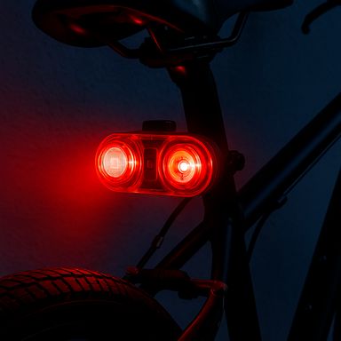 Luz trasera de bicicleta roja mod rpl2232 -  Miniso