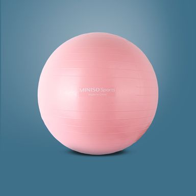Yoga miniso sports pelota de ejercicios de yoga de 65 cm de colores rosa -  Miniso