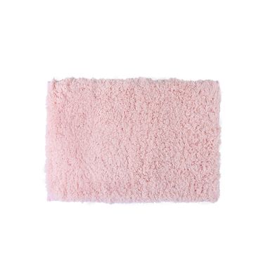 Tapete decorativo liso y esponjosa rosa -  Miniso